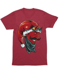 Devil Santa Unisex Christmas T-Shirt -Maria Sales Store Devil Santa Unisex Christmas Unisex T Shirt For Men And Women 8Ball 8910