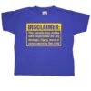 Disclaimer Childrens T-Shirt -Maria Sales Store Disclaimer Childrens T Shirt 8Ball 15