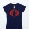 Distressed Cobra T-Shirt For Women 1 Distressed Cobra T-Shirt For Women -Maria Sales Store Distressed Cobra T Shirt for Women 8Ball 3447