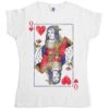 Distressed Queen Of Hearts Womens Style T-Shirt 1 Distressed Queen Of Hearts Womens Style T-Shirt -Maria Sales Store Distressed Queen Of Hearts Womens Style T Shirt 8Ball 6808