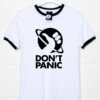 Don't Panic Hitcher Ringer T-Shirt -Maria Sales Store Don t Panic Hitcher Ringer Unisex T Shirt For Men And Women 8Ball 9111