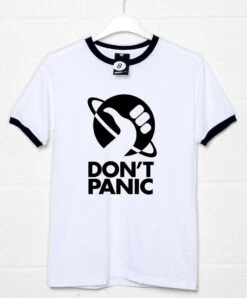 Don't Panic Hitcher Ringer T-Shirt