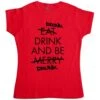 Drink Drink And Be Drunk Womens T-Shirt 1 Drink Drink And Be Drunk Womens T-Shirt -Maria Sales Store Drink Drink And Be Drunk Womens T Shirt 8Ball 7589