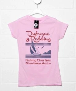 Dufresne And Redding Fishing Charters Womens Style T-Shirt -Maria Sales Store Dufresne And Redding Fishing Charters Womens Style T Shirt 8Ball 3116