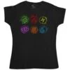 Energy Card Symbols T-Shirt For Women 2 Energy Card Symbols T-Shirt For Women -Maria Sales Store Energy Card Symbols T Shirt for Women 8Ball 331