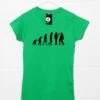 Evolution Of Bottom Fitted Womens T-Shirt -Maria Sales Store Evolution of Bottom Fitted Womens T Shirt 8Ball 7991