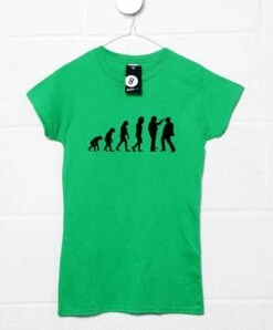 Evolution Of Bottom Fitted Womens T-Shirt