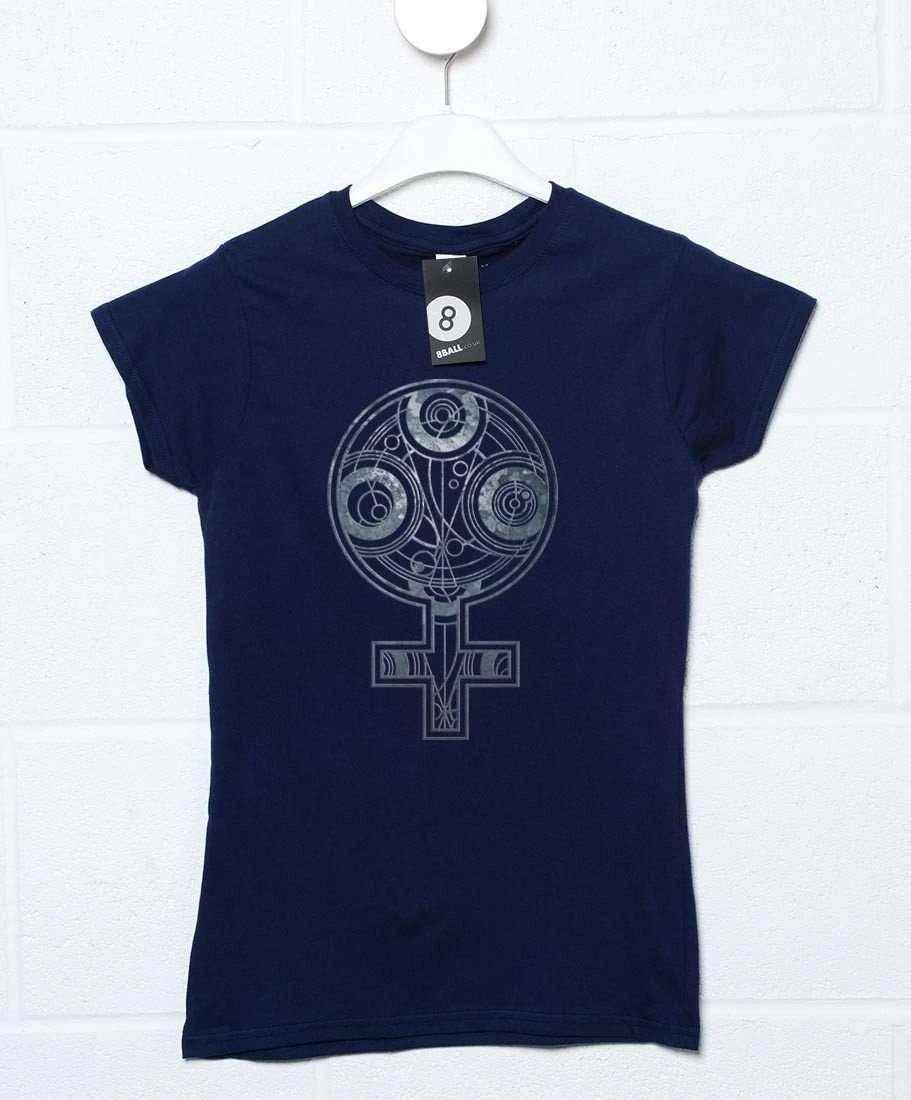 Female Timelord Symbol Womens Style T-Shirt 3 Female Timelord Symbol Womens Style T-Shirt