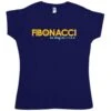 Fibonacci Easy As 1 1 2 3 Fitted Womens T-Shirt