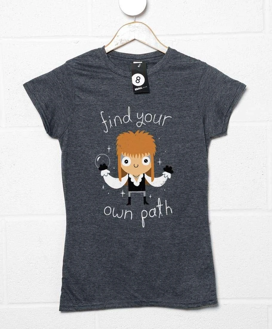 Find Your Own Path DinoMike Womens Fitted T-Shirt 5 Find Your Own Path DinoMike Womens Fitted T-Shirt - Image 3