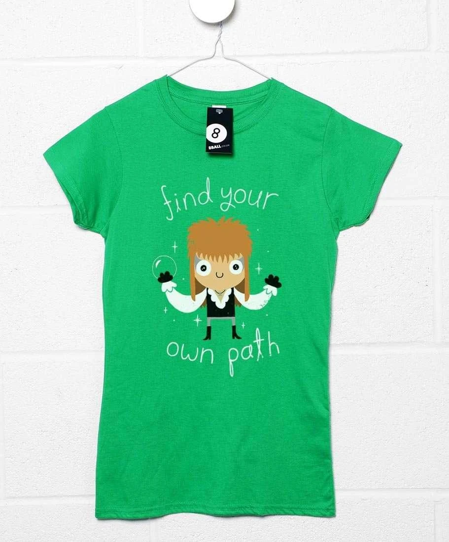 Find Your Own Path DinoMike Womens Fitted T-Shirt 4 Find Your Own Path DinoMike Womens Fitted T-Shirt - Image 2