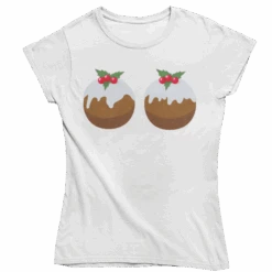 Fun Christmas Puddings T-Shirt For Women 15 Fun Christmas Puddings T-Shirt For Women -Maria Sales Store Fun Christmas Puddings T Shirt for Women 8Ball 4848