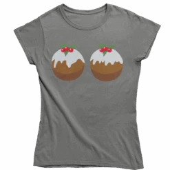 Fun Christmas Puddings T-Shirt For Women 12 Fun Christmas Puddings T-Shirt For Women -Maria Sales Store Fun Christmas Puddings T Shirt for Women 8Ball 8428