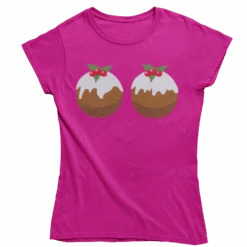 Fun Christmas Puddings T-Shirt For Women 13 Fun Christmas Puddings T-Shirt For Women -Maria Sales Store Fun Christmas Puddings T Shirt for Women 8Ball 9293