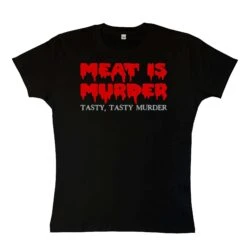 Funny Tasty Tasty Murder Fitted Womens T-Shirt