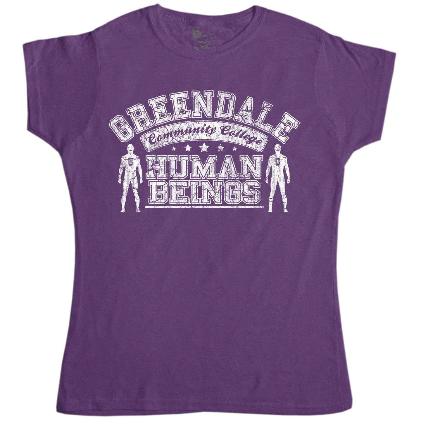 Greendale Human Beings Womens Fitted T-Shirt 3 Greendale Human Beings Womens Fitted T-Shirt