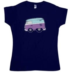 Halftone Camper Womens Style T-Shirt