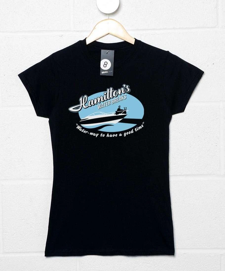 Hamilton's Water Breaks Fitted Womens T-Shirt 6 Hamilton's Water Breaks Fitted Womens T-Shirt - Image 4