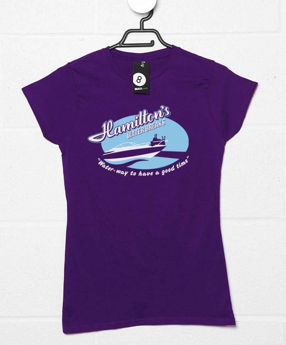 Hamilton's Water Breaks Fitted Womens T-Shirt 5 Hamilton's Water Breaks Fitted Womens T-Shirt - Image 3