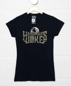 Hangmans Joke Crow Silhouette Womens T-Shirt