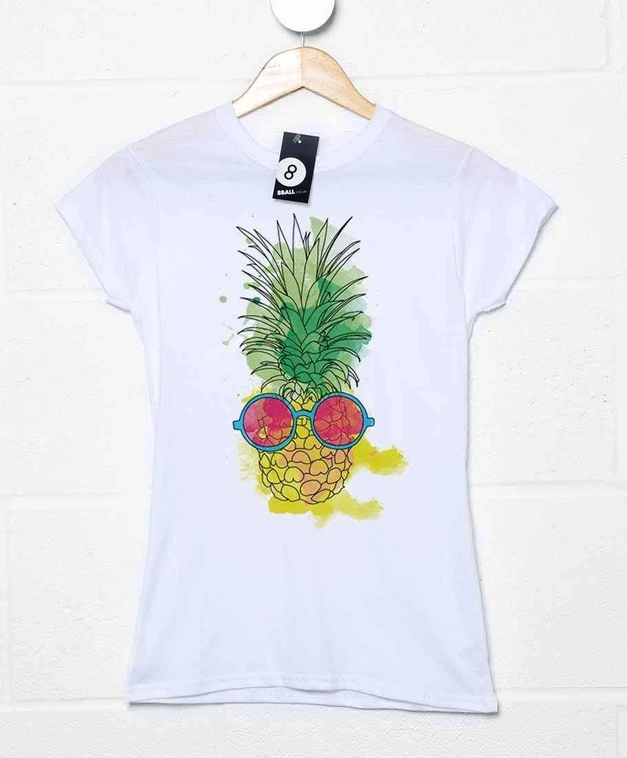 Happy Pineapple Happy Pineapple T-Shirt For Women 3 Happy Pineapple Happy Pineapple T-Shirt For Women