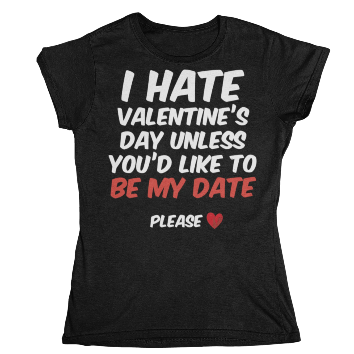 I Hate Valentines Day Womens T-Shirt 5 I Hate Valentines Day Womens T-Shirt - Image 3