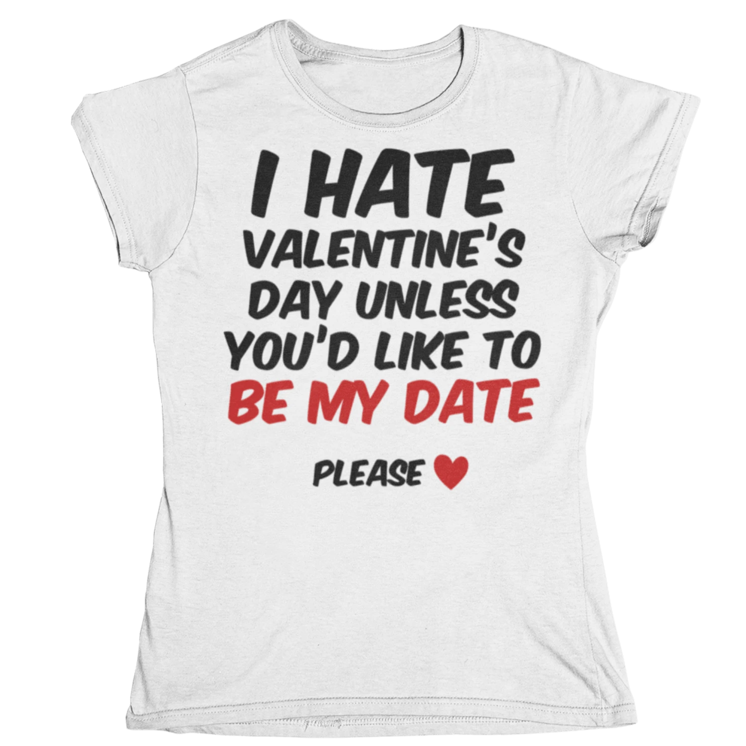I Hate Valentines Day Womens T-Shirt 6 I Hate Valentines Day Womens T-Shirt - Image 4