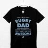 I'm A Rugby Dad T-Shirt -Maria Sales Store I m A Rugby Dad Mens Graphic T Shirt 8Ball 9388