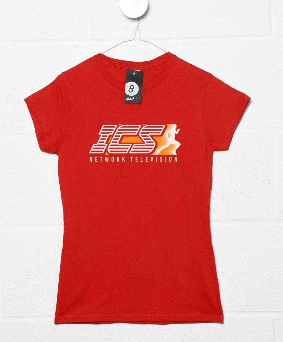 ICS Network Runner Logo Womens T-Shirt 3 ICS Network Runner Logo Womens T-Shirt