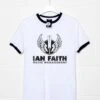 Ian Faith Management T-Shirt -Maria Sales Store Ian Faith Management Mens Graphic T Shirt 8Ball 8791