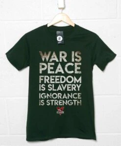 Ingsoc Party Slogans T-Shirt -Maria Sales Store Ingsoc Party Slogans Mens T Shirt 8Ball 6669