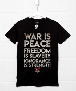 Ingsoc Party Slogans T-Shirt -Maria Sales Store Ingsoc Party Slogans Mens T Shirt 8Ball 856