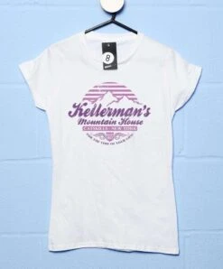 Kellermans Mountain House Fitted Womens T-Shirt