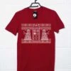 Knitted Jumper Style Dr Who T-Shirt -Maria Sales Store Knitted Jumper Style Dr Who Mens T Shirt 8Ball 6160