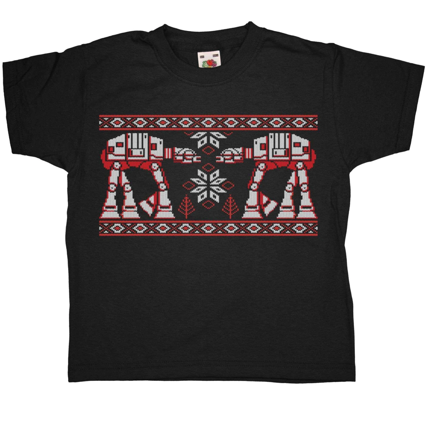 Knitted Jumper Style Snow Walkers Kids T-Shirt 5 Knitted Jumper Style Snow Walkers Kids T-Shirt - Image 3