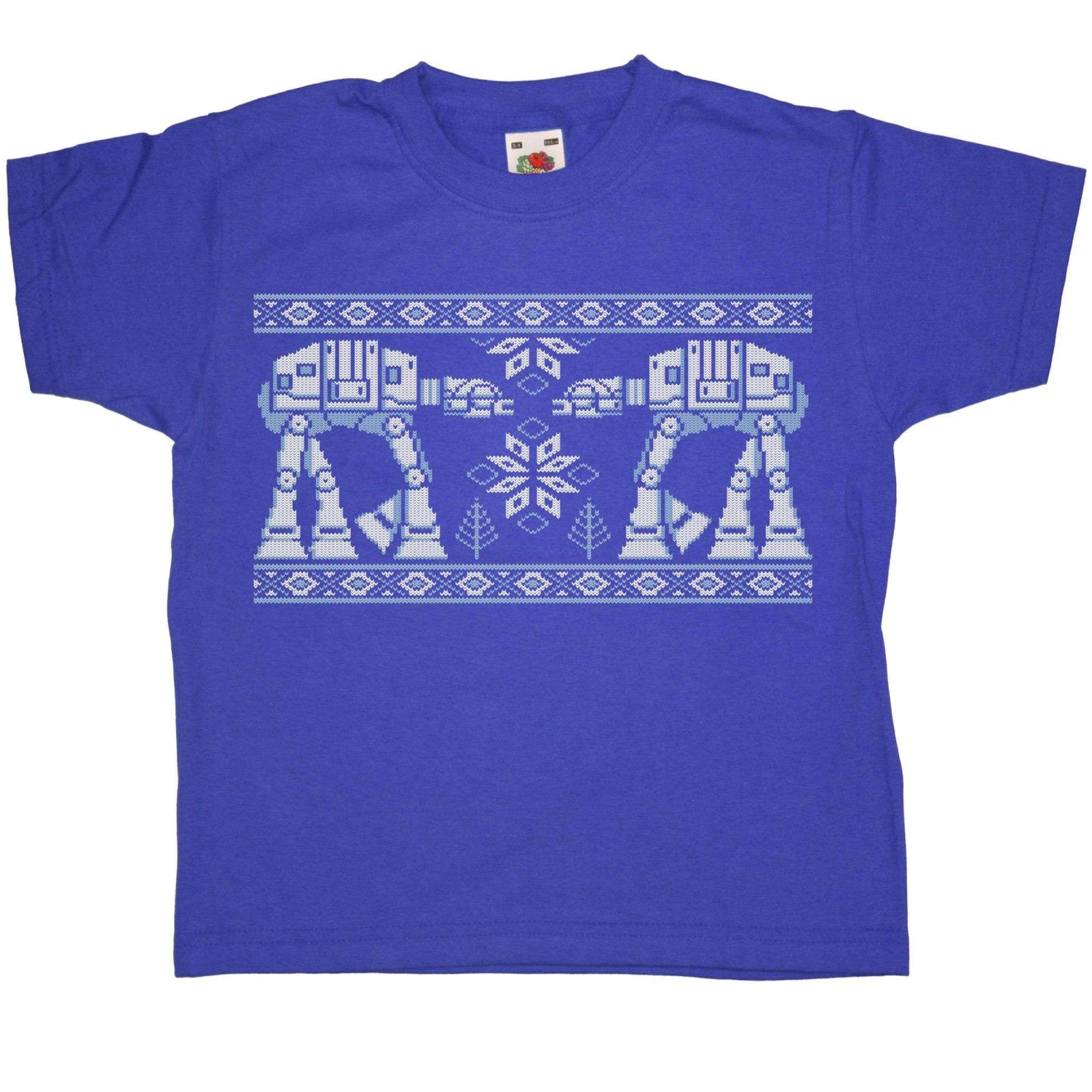Knitted Jumper Style Snow Walkers Kids T-Shirt 3 Knitted Jumper Style Snow Walkers Kids T-Shirt