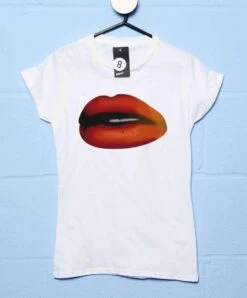 Lips Womens Style T-Shirt As Worn By PJ Harvey