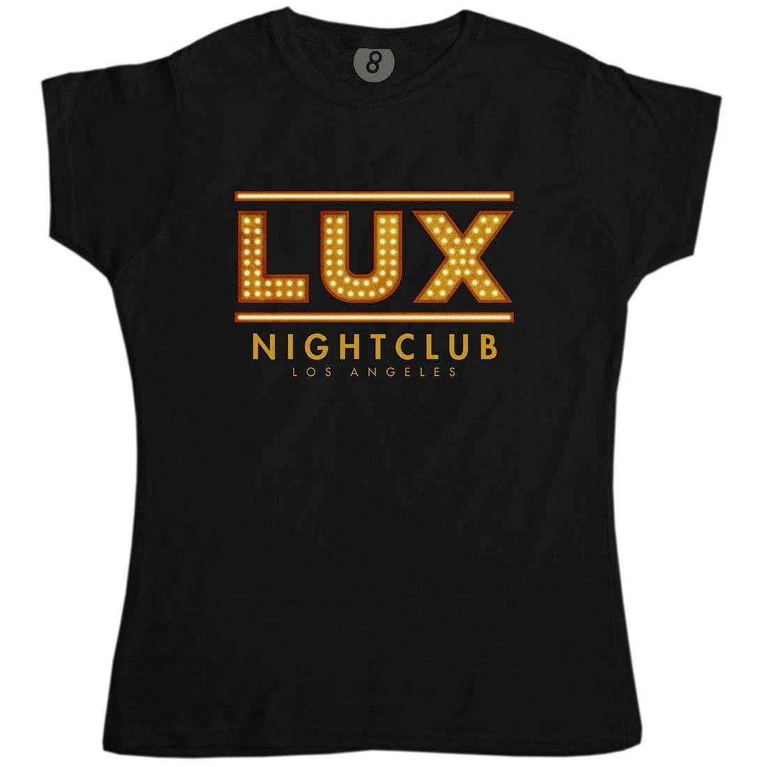 Lux Nightclub Womens T-Shirt 3 Lux Nightclub Womens T-Shirt