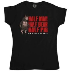Manbearpig Super Cereal Fitted Womens T-Shirt