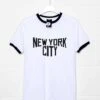 New York Ringer T-Shirt As Worn By John Lennon 2 New York Ringer T-Shirt As Worn By John Lennon -Maria Sales Store New York Ringer Unisex T Shirt For Men And Women As Worn By John Lennon 8Ball 2420