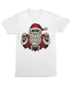 Night Rider Devil Santa Unisex Christmas T-Shirt -Maria Sales Store Night Rider Devil Santa Unisex Christmas Unisex T Shirt 8Ball 58