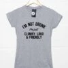 Not Drunk Just Friendly T-Shirt For Women 2 Not Drunk Just Friendly T-Shirt For Women -Maria Sales Store Not Drunk Just Friendly T Shirt for Women 8Ball 107