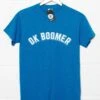 OK Boomer Curved Print T-Shirt -Maria Sales Store OK Boomer Curved Print Graphic T Shirt For Men 8Ball 1713