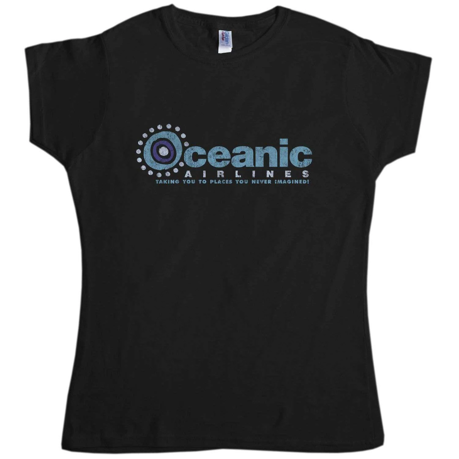 Oceanic Airlines T-Shirt For Women 3 Oceanic Airlines T-Shirt For Women