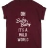 Oh Baby Baby Lyric Quote T-Shirt -Maria Sales Store Oh Baby Baby Lyric Quote Unisex T Shirt For Men And Women 8Ball 184