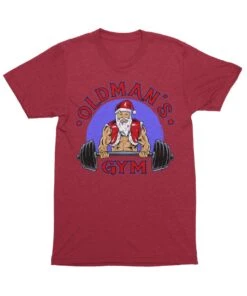 Old Mans Gym Unisex Christmas T-Shirt -Maria Sales Store Old Mans Gym Unisex Christmas T Shirt For Men 8Ball 3108