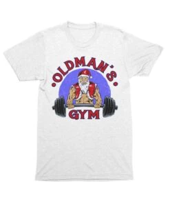 Old Mans Gym Unisex Christmas T-Shirt -Maria Sales Store Old Mans Gym Unisex Christmas T Shirt For Men 8Ball 7491