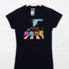 Pac Man Abbey Road Womens T-Shirt