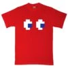 Pac Man Ghost Eyes T-Shirt -Maria Sales Store Pac Man Ghost Eyes Mens Graphic T Shirt 8Ball 1278