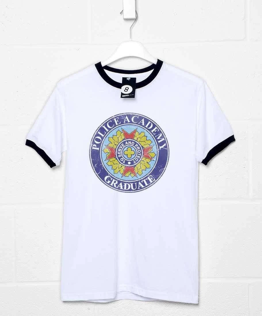 Police Academy Graduate Ringer T-Shirt 3 Police Academy Graduate Ringer T-Shirt